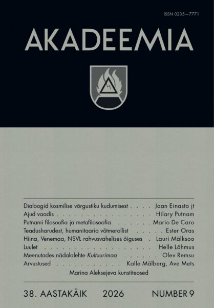 AKADEEMIA nr. 9 – 2026