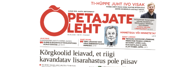 Õpetajate Leht 6. oktoobril